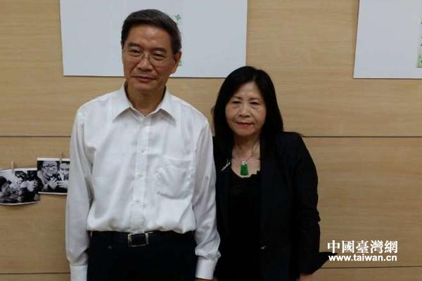 組圖:張志軍探訪臺(tái)中霧峰林家 有其后人親切交談