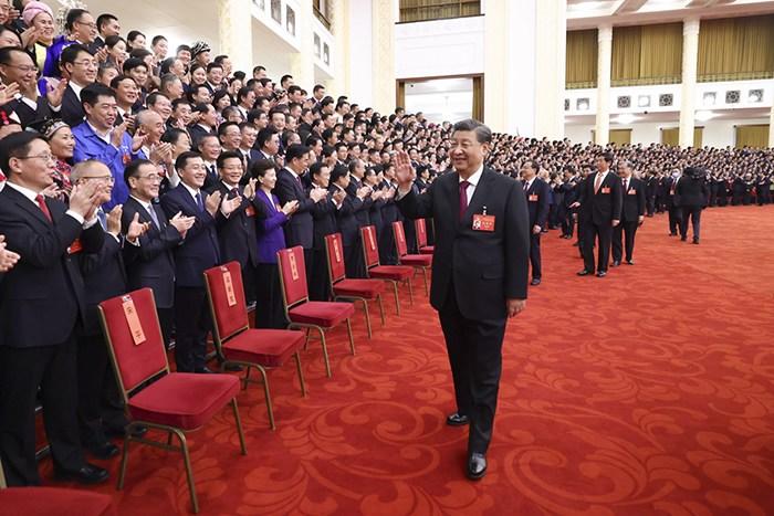 習(xí)近平等領(lǐng)導(dǎo)同志親切會(huì)見出席黨的二十大代表、特邀代表和列席人員