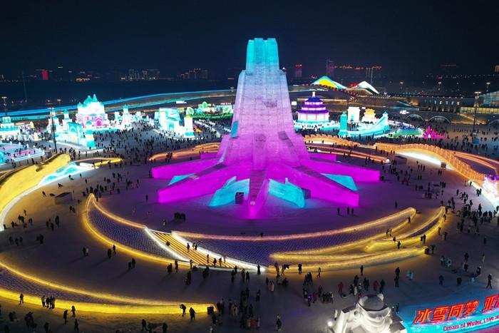 人氣爆棚！第26屆哈爾濱冰雪大世界開園